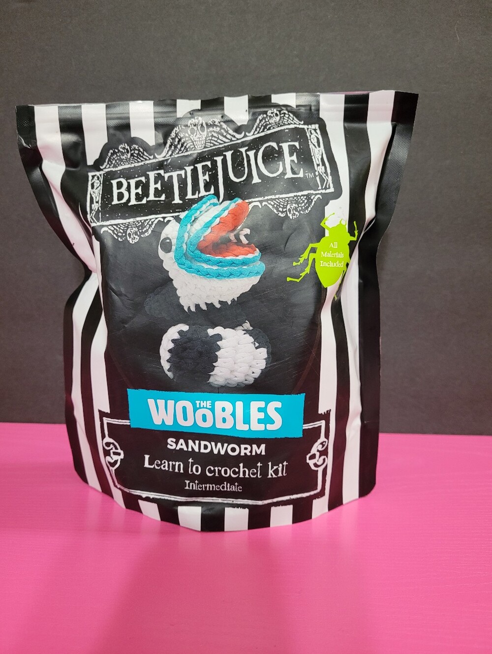 Beetlejuice The Woobles Sandworm Crochet Kit Internediate See Description (1766)